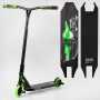 Самокат трюковый "Best Scooter" FEAR, SCS-система, ПЕГИ, алюминиевый диск и дека, PU колеса, d=115 мм, ширина руля 58 см (Best Scooter)
