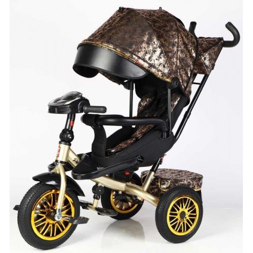 Велосипед 3-х колісний "BestTrike Perfetto" (поворотне сидіння, колеса гумові безкамерні, кошик, фара музична, USB, Bluetooth) (BestTrike)