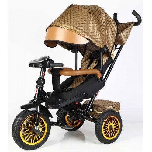 Велосипед 3-х колісний "BestTrike Perfetto" (поворотне сидіння, колеса гумові безкамерні, кошик, фара музична, USB, Bluetooth) (BestTrike)