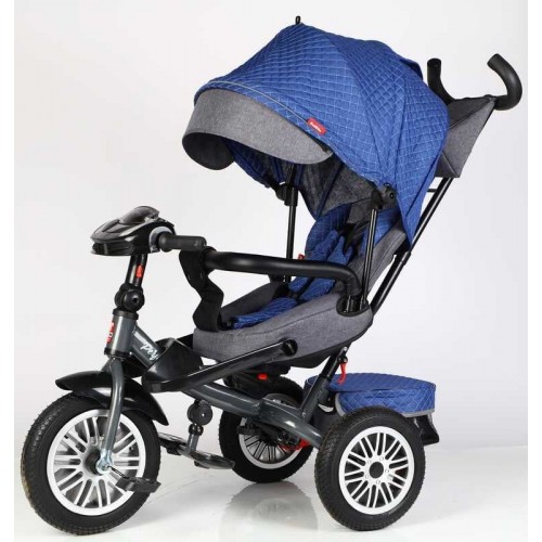 Велосипед 3-х колісний "BestTrike Perfetto" (поворотне сидіння, колеса гумові безкамерні, кошик, фара музична, USB, Bluetooth) (BestTrike)