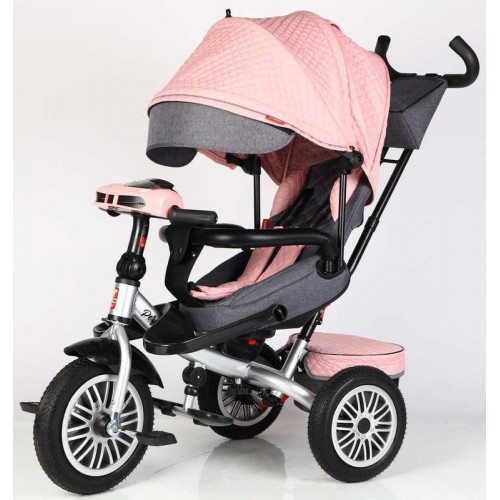 Велосипед 3-х колісний "BestTrike Perfetto" (поворотне сидіння, колеса гумові безкамерні, кошик, фара музична, USB, Bluetooth) (BestTrike)