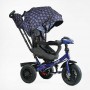 Велосипед 3-х колесный "BestTrike Perfetto" (поворотное сиденье, колеса резиновые надувные, корзина, музыкальная фара, USB, Bluetooth) (BestTrike)
