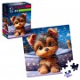 Пазли "De.tail. Допитливе цуценя" 64 деталі (Vladi Toys)