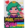 Пиксельная раскраска "PIXEL Activity - для девочек", с заданиями (Апельсин)