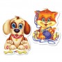 Магнітні бейбі пазли "Домашні улюбленці" (Vladi Toys)