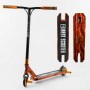 Самокат трюковый "Best Scooter" (HIC-система, ПЕГИ, алюминиевый диск и дека с ПРИНТОМ, колеса PU, d=110мм, ширина руля – 60 см) (Best Scooter)