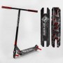 Самокат трюкових "Best Scooter" (HIC-система, ПЕГИ, алюмінієвий диск і дека з принтами, колеса PU, d = 110мм, ширина керма - 60 см) (Best Scooter)