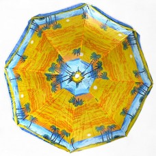 Зонтик пляжный (высота - 1,8 м; диаметр - 1,55 м) вид 5