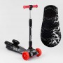 Самокат "Best Scooter. MAXI" (з парогенератором, МУЗИКА, ДИМ, ТУРБІНИ, пластмасовий, колеса PU 120х40мм, складне алюмінієве кермо, в коробці (Best Scooter)