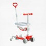 Самокат 5в1 "Skyper" (колеса PU 125х40мм зі світлом, укр.озвучування та підсвічування платформи, з ДОП. КОЛЕСАМИ, захисний бампер, в коробці) (Skyper)