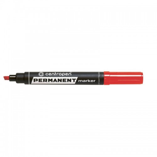 Маркер Permanent 8576 1-4,6 мм клиноподібний черв. (Centropen)