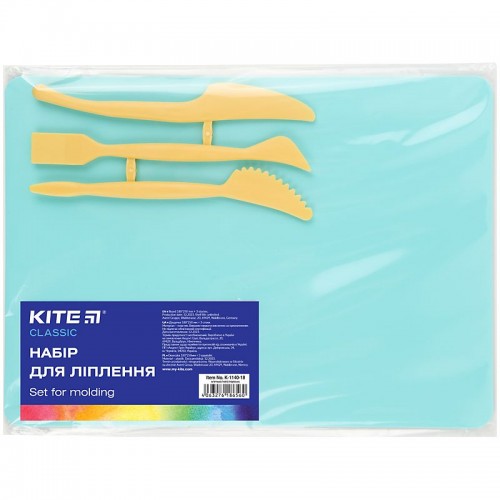 Набір для ліплення(дощ.180х250мм+3 стеки),м'ятн.Kite Classic (Kite)