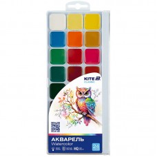 Краски акварельные, 24 цв. Kite Classic