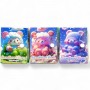Блокнот з ручкою "Ведмедик-3D" 9,5х11,5 см (мікс видів) (MiC)