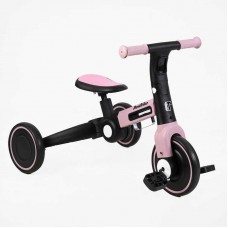 Велосипед 3-х колесный BS-11402 Best Trike колеса EVA переднее 8'', заднее 6'', нейлоновая рама, трансформируется в велобег, подсветка, в коробке