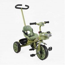 Велосипед 3-х колесный BS-70240 Best Trike колеса EVA переднее 10”, заднее 8”, стальная рама, УКР Озвучка , родительская ручка, в коробке