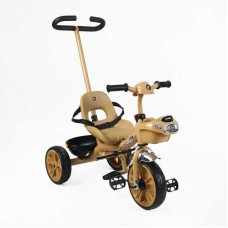 Велосипед 3-х колесный BS-70619 Best Trike колеса EVA переднее 10”, заднее 8”, стальная рама, УКР. Озвучка, родительская ручка, в коробке