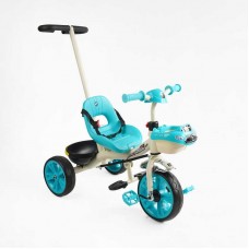 Велосипед 3-х колесный BS-70815 Best Trike колеса EVA переднее 10”, заднее 8”, стальная рама, УКР. Озвучка, родительская ручка, в коробке