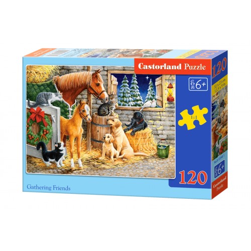 Пазли "Конюшня", 120 ел (Castorland)