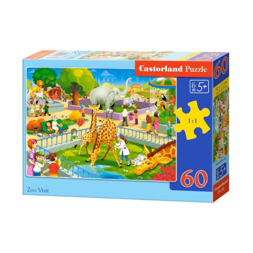 Пазлы "Зоопарк", 60 элементов (Castorland)
