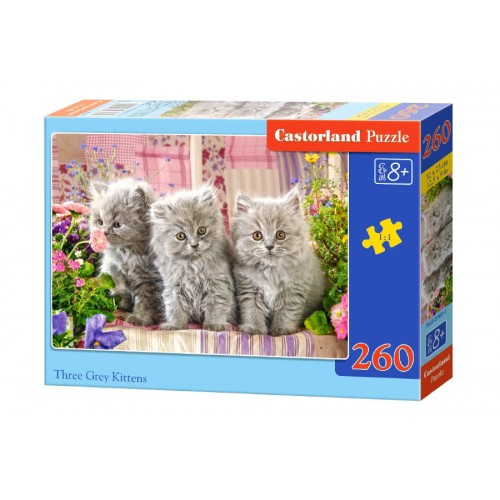 Пазлы "Котята", 260 элементов (Castorland)