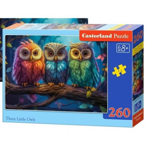 Пазл "Три маленькі сови" 260 ел (Castorland)