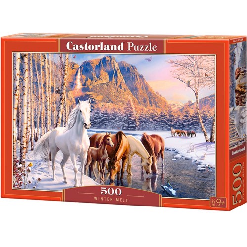 Пазлы "Зима отступает", 500 элементов (Castorland)