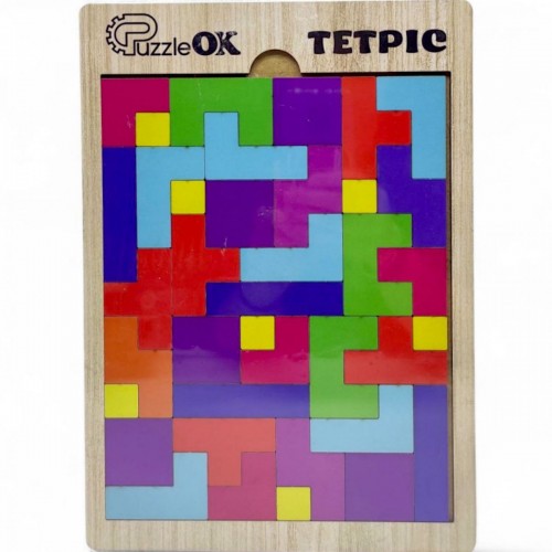 Деревянная головоломка "Тетрис" размер упаковки 20*29*1 (PuzzleOk)