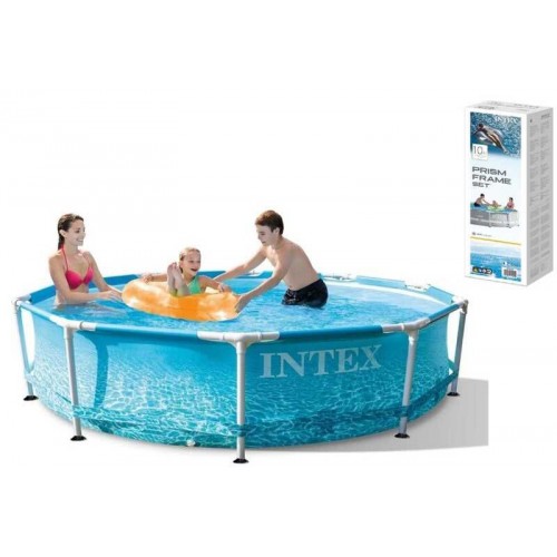 Басейн каркасний (круглий, діаметр 305 см, висота 76 см, об'єм 4485 л) (Intex)
