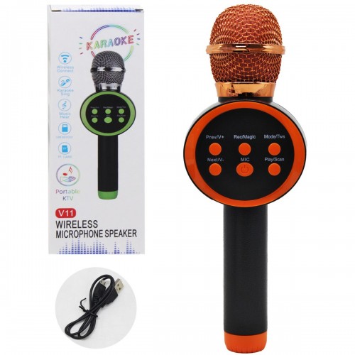 Микрофон беспроводной "Wireless Microphone", красный (MiC)