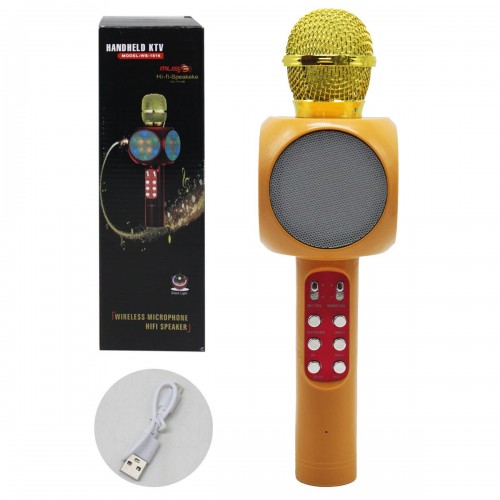Микрофон беспроводной "Hi-fi Speaker", золотистый (MiC)