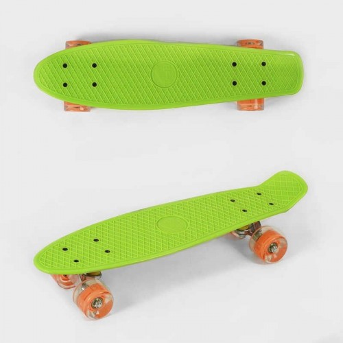 Пенні борд "Best Board", САЛАТОВИЙ, дошка = 55см, колеса PU зі світлом, діаметр6 см (Best Board)