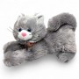 Іграшка мʼяка "Кіт Кис" 30 см (Сірий) (Копиця)