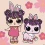 Картина по номерах "L.O.L. Surprise! Chinese New Year Doll & Pet" 40х40 см (Ідейка)