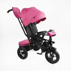 Велосипед 6088 F Best Trike (1) ПОВОРОТНЕ СИДІННЯ, СКЛАДНЕ КЕРМО, ФАРА МУЗИЧНА З USB,Bluetooth НАДУВНІ КОЛЕСА, ПУЛЬТ ВКЛЮЧЕННЯ СВІТЛА І ЗВУКУ