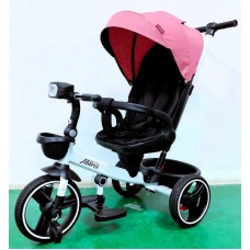 Велосипед 9155 BestTrike Marco (1) поворотне сидіння, складне кермо, колеса з прогумованим PU, кошик, телескопічна ручка, фара музична