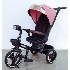 Велосипед 9155 / 388-69 BestTrike Marco (1) поворотне сидіння, складне кермо, колеса з прогумованим PU, кошик, телескопічна ручка, фара музична
