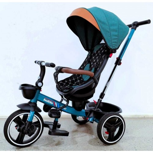 Велосипед 6390 BestTrike Oscar (1) ПОВОРОТНЕ СИДІННЯ, КЕРМО СКЛАДАЄТЬСЯ, КОЛЕСА З ПРОГУМОВАНИМ PU, КОШИК, ТЕЛЕСКОПІЧНА РУЧКА (BestTrike)
