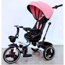 Велосипед 6390 BestTrike Oscar (1) ПОВОРОТНЕ СИДІННЯ, КЕРМО СКЛАДАЄТЬСЯ, КОЛЕСА З ПРОГУМОВАНИМ PU, КОШИК, ТЕЛЕСКОПІЧНА РУЧКА