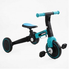 Велосипед 3-х колісний BS-77552 Best Trike (1) колеса EVA переднє 8’’, заднє 6’’, нейлонова рама, трансформується у велобіг, підсвічування, в коробці