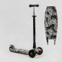 Самокат триколісний “Best Scooter” (кермо знімне, колеса PU зі світлом, переднє 130х25 мм, задні здвоєні 80х45 мм, в коробці) (Best Scooter)