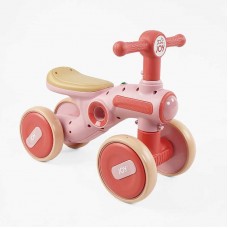 Велобег 4-х колесный JOY (колеса 6'' PU, рама пластиковая, УКРАИНСКОЕ ОСВУЧЕНИЕ и подсветка, в коробке)