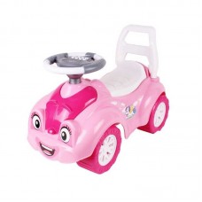 Толокар (цвет розовый Technok Toys музыкальный руль, 8 сигналов, в коробке)