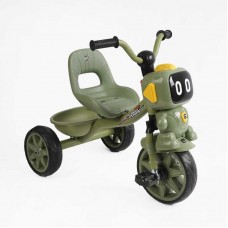 Велосипед 3-х колесный BS-50570 Best Trike (1) колеса EVA переднее 10”, заднее 8”, стальная рама, УКР. ВЗУЧИВАНИЕ, корзина, в коробке