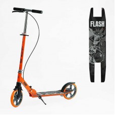 Самокат двоколісний Best Scooter FL-80811 (4) сталева рама, ручне гальмо, колеса PU 200мм, 1 амортизатор передній, в коробці