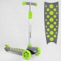 Самокат трехколесный LK-70111 Best Scooter (4) СВЕТ ДЕКИ, КОЛЕС И ДИСКОВ, съёмный руль, передние колёса PU 120х35мм, задние колеса PU 80х30мм (Best Scooter)