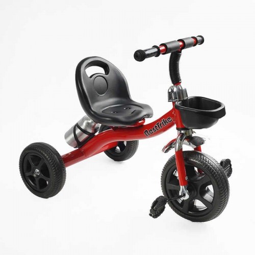Велосипед 3-х колісний "Best Trike" (сталева рама, колеса EVA, переднє d=10’’, заднє d=8’’, кошик, пляшечка, в коробці) (BestTrike)