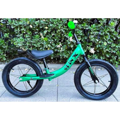 Велобег CORSO Spin-X PX-415-63 (1) стальная рама, колесо 14, надувные колеса, подножка, подставка для ног, колокольчик (Corso)