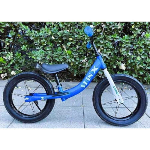 Велобег CORSO Spin-X PX-322-94 (1) стальная рама, колесо 14, надувные колеса, подножка, подставка для ног, колокольчик (Corso)