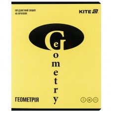 Зошит предметн. 48 арк., кл., софт тач+УФ, Bright, геометрія